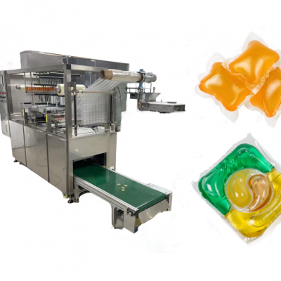 High speed PVA film laundry pods making machine