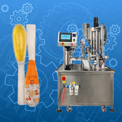 Honey spoon filling sealing machine