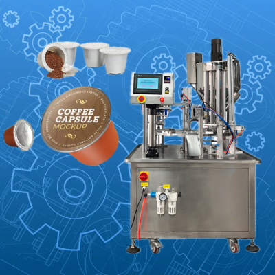 K cup coffee capsule filling sealing machine