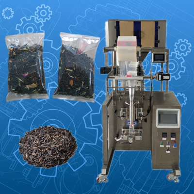 Loose tea leaf weighing packing machine